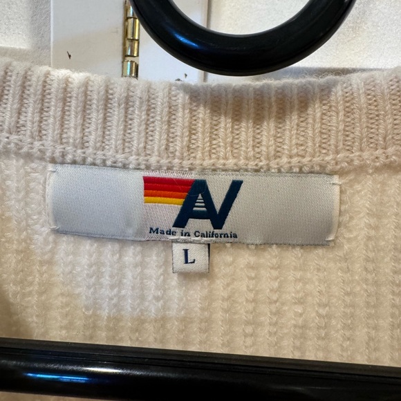 Aviator nation cream vintage white cashmere sweater - Picture 4 of 4